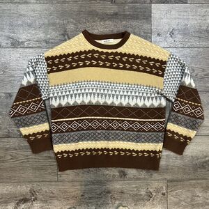 Aelfric Eden Multi Color Knit Patterned Sweater -  Women's XL